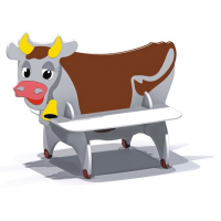 Скамейка "Буренка" 2413, , ПО ЗАПРОСУ, 2413, Стройгород К, Детские скамейки